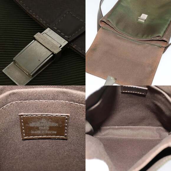 LOUIS VUITTON Taiga Saratov PM Shoulder Bag Grizzly M30898 - Picture 11 of 13